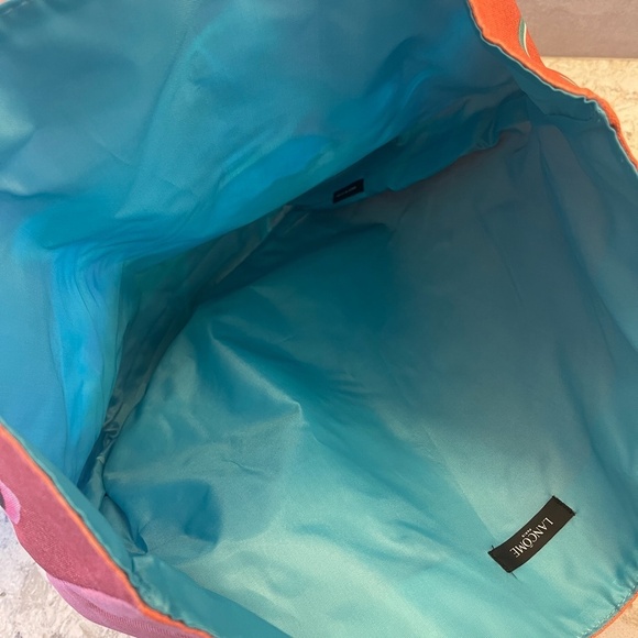 Very‎ Clean salmon color re-usable Tote Bag - Lancome - Picture 6 of 7